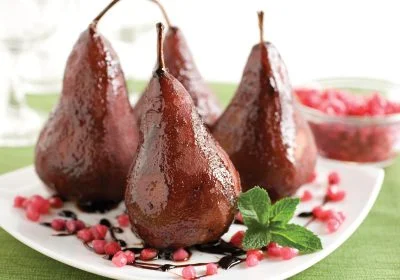 Pomegranate & Spice Pears