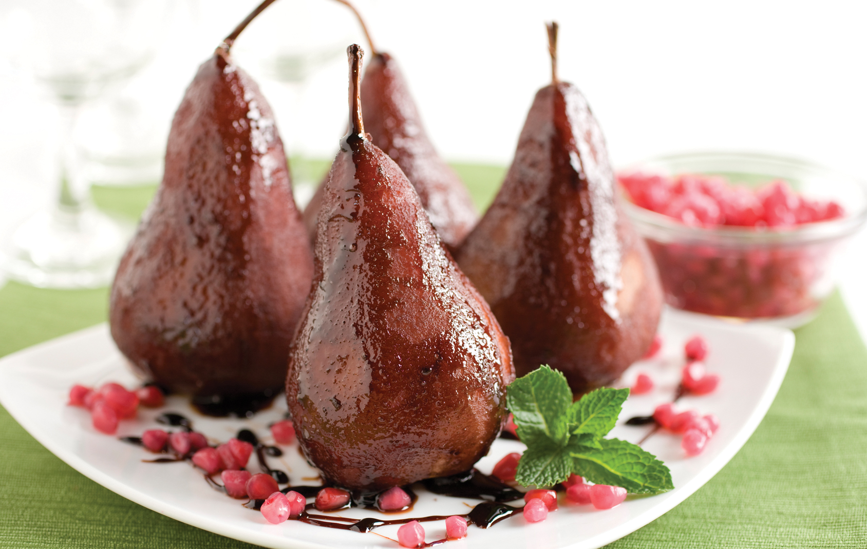 Pomegranate & Spice Pears | Savory