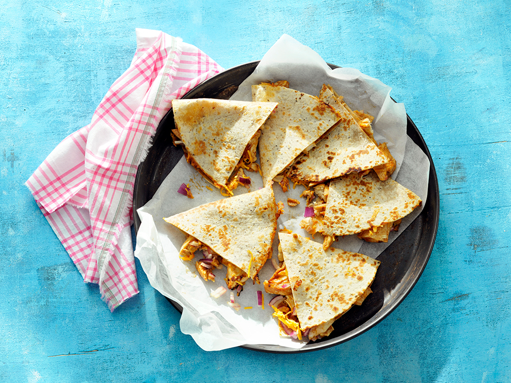 Barbecue Chicken Quesadillas | Savory