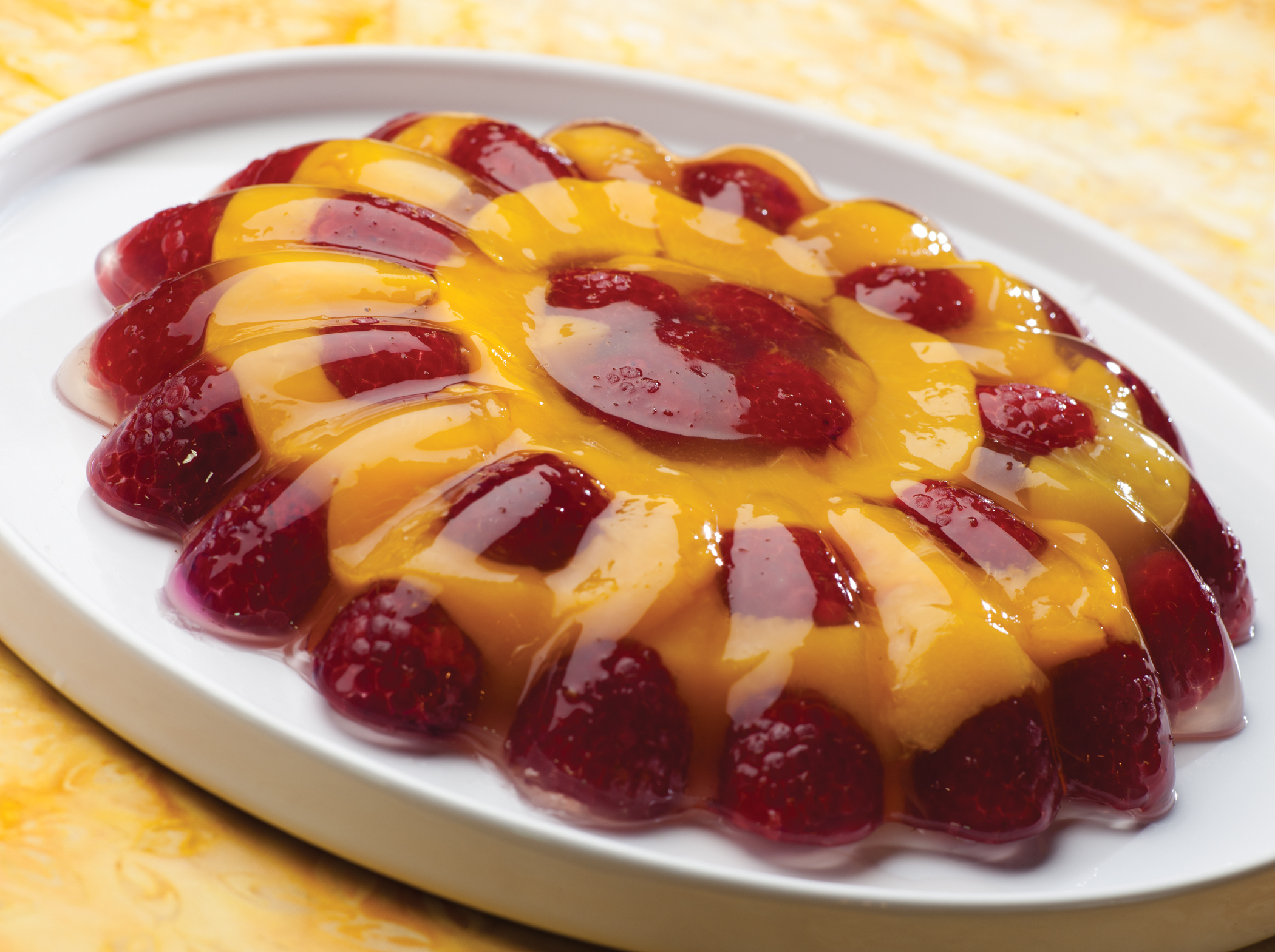 Peach-Raspberry Gelatin | Savory