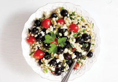 Barley Blueberry Salad