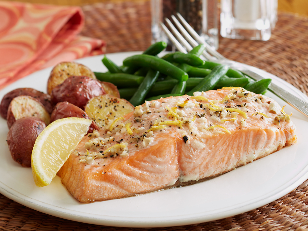 Lemon-Herb Baked Salmon | Savory