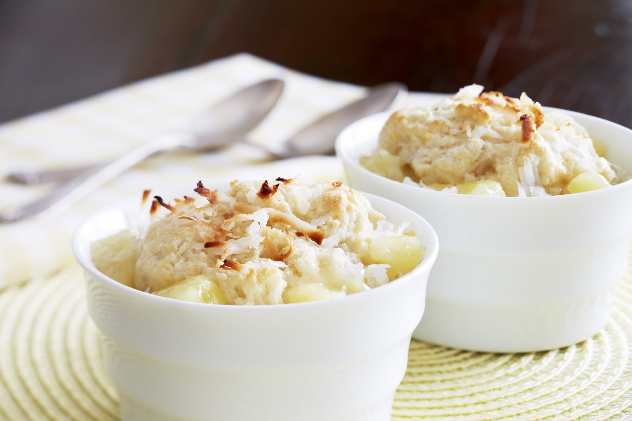 Pineapple Coconut Cobbler | Savory