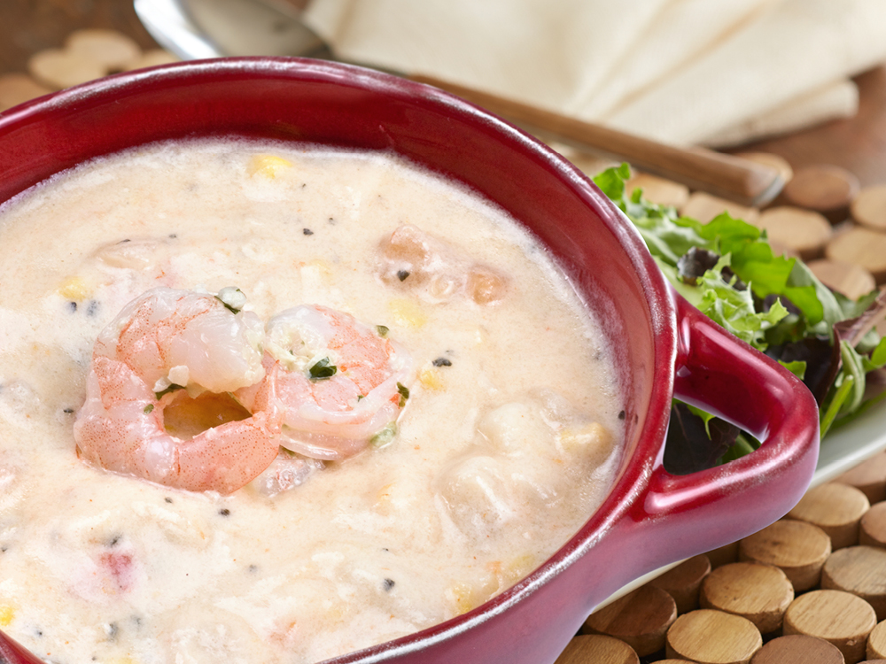 Sweet Corn and Shrimp Chowder | Savory