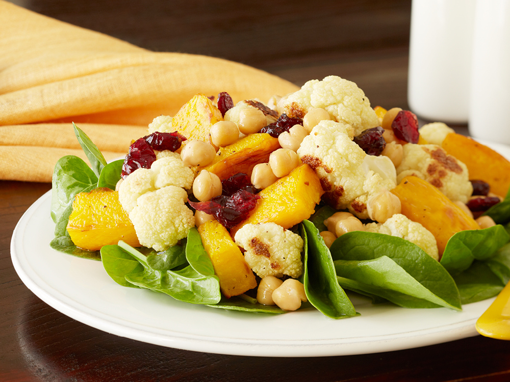 Roasted Cauliflower and Pumpkin Salad | Savory