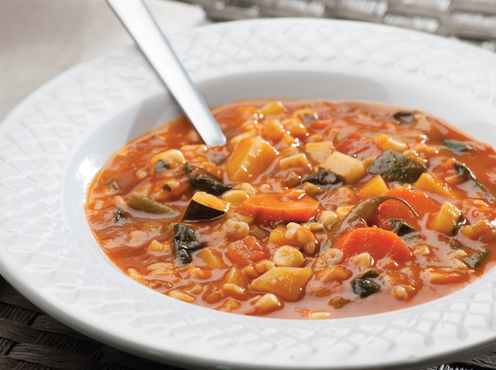 Alphabet Vegetable Soup | Savory