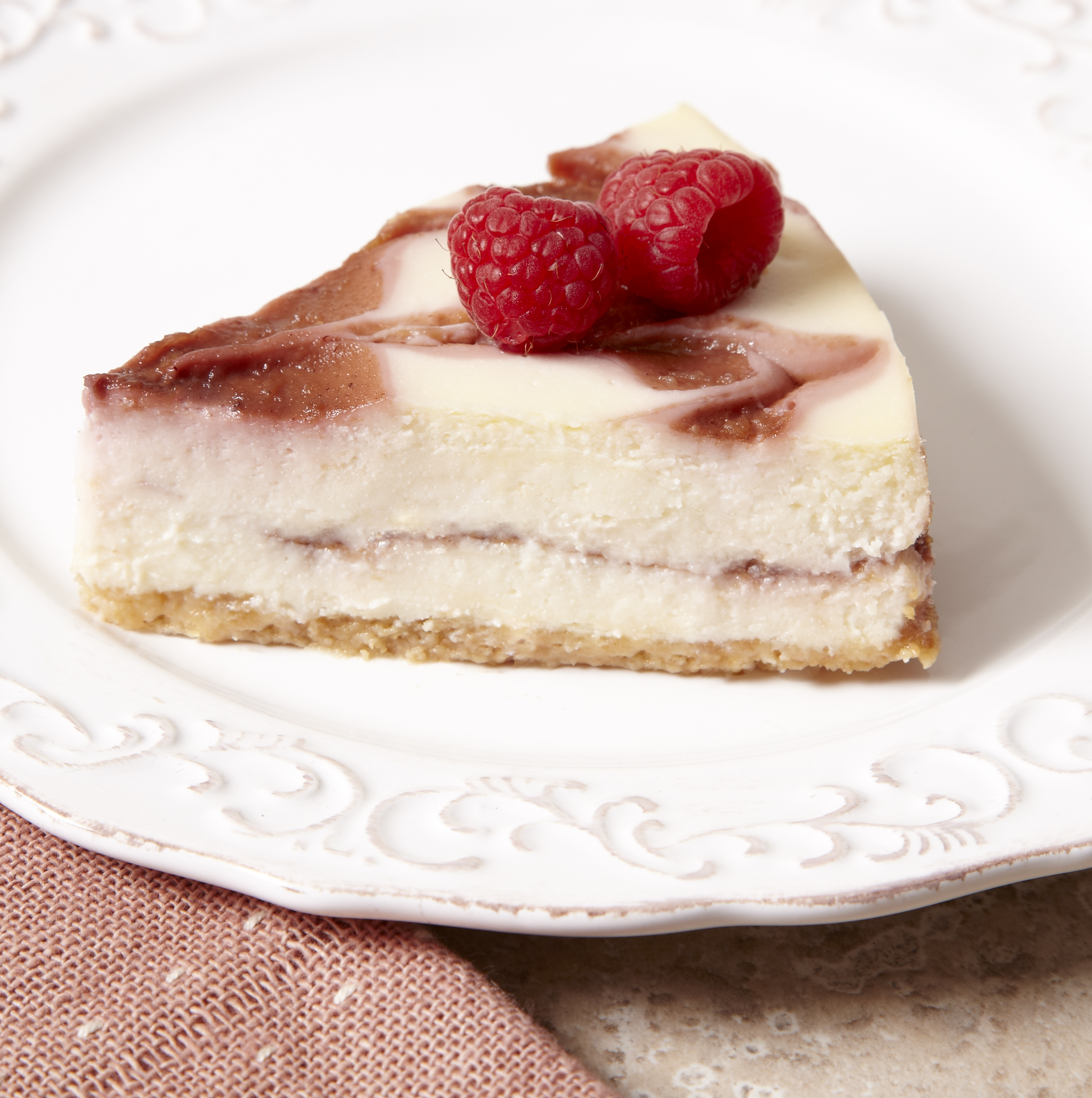 Carnation Raspberry Cheesecake Raspberry Swirl Cheesecake | Savory