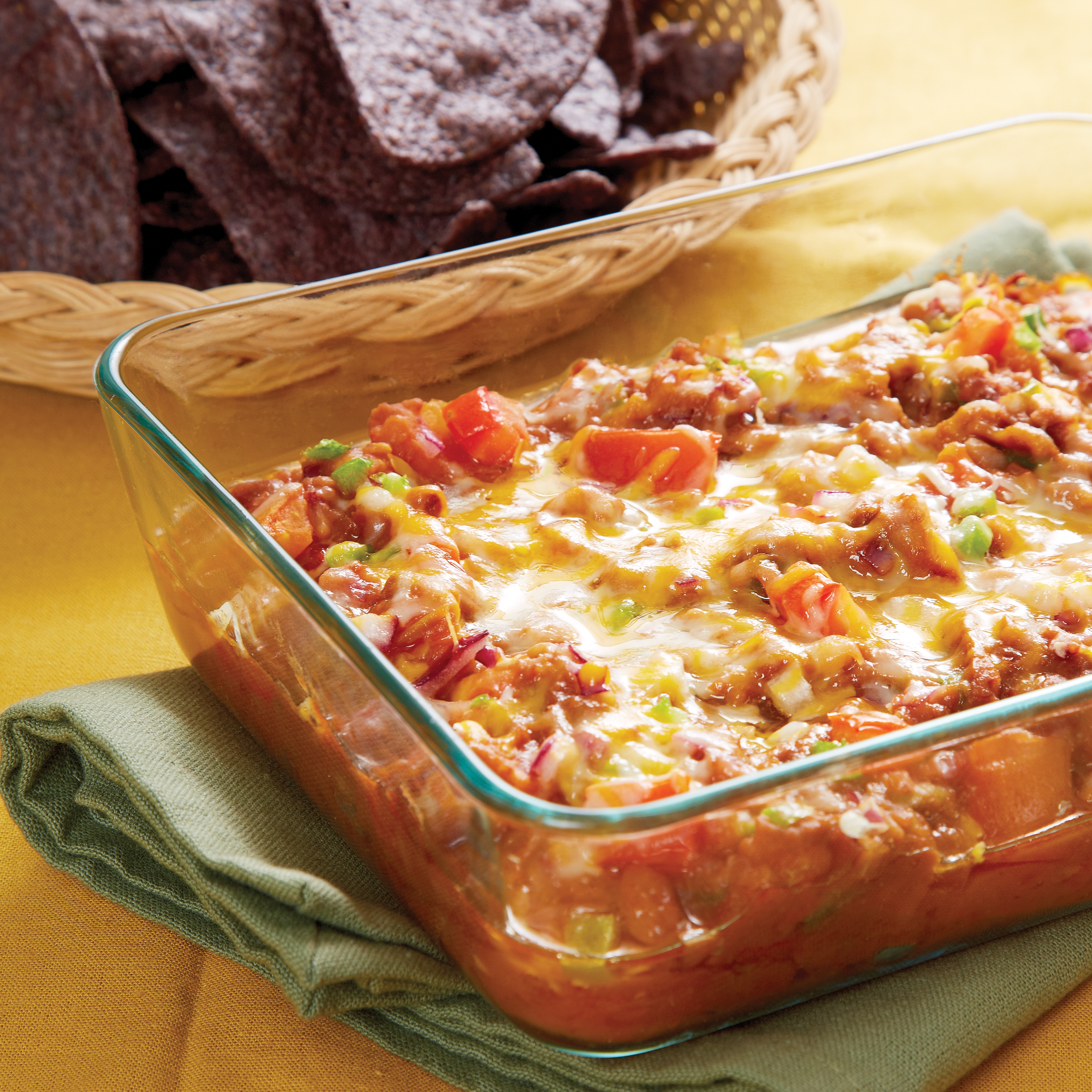 Zesty Salsa Bean Dip Savory