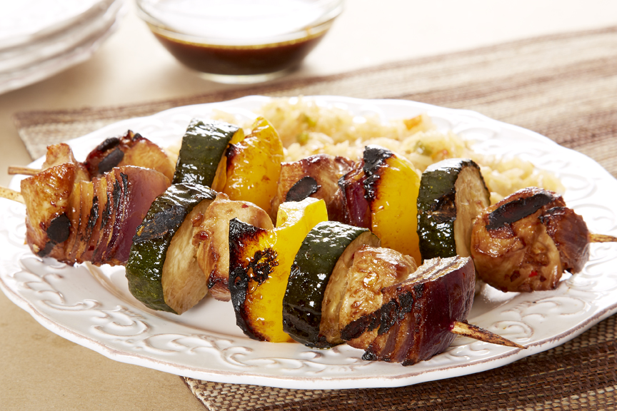 Chicken and Vegetable Kabobs | Savory