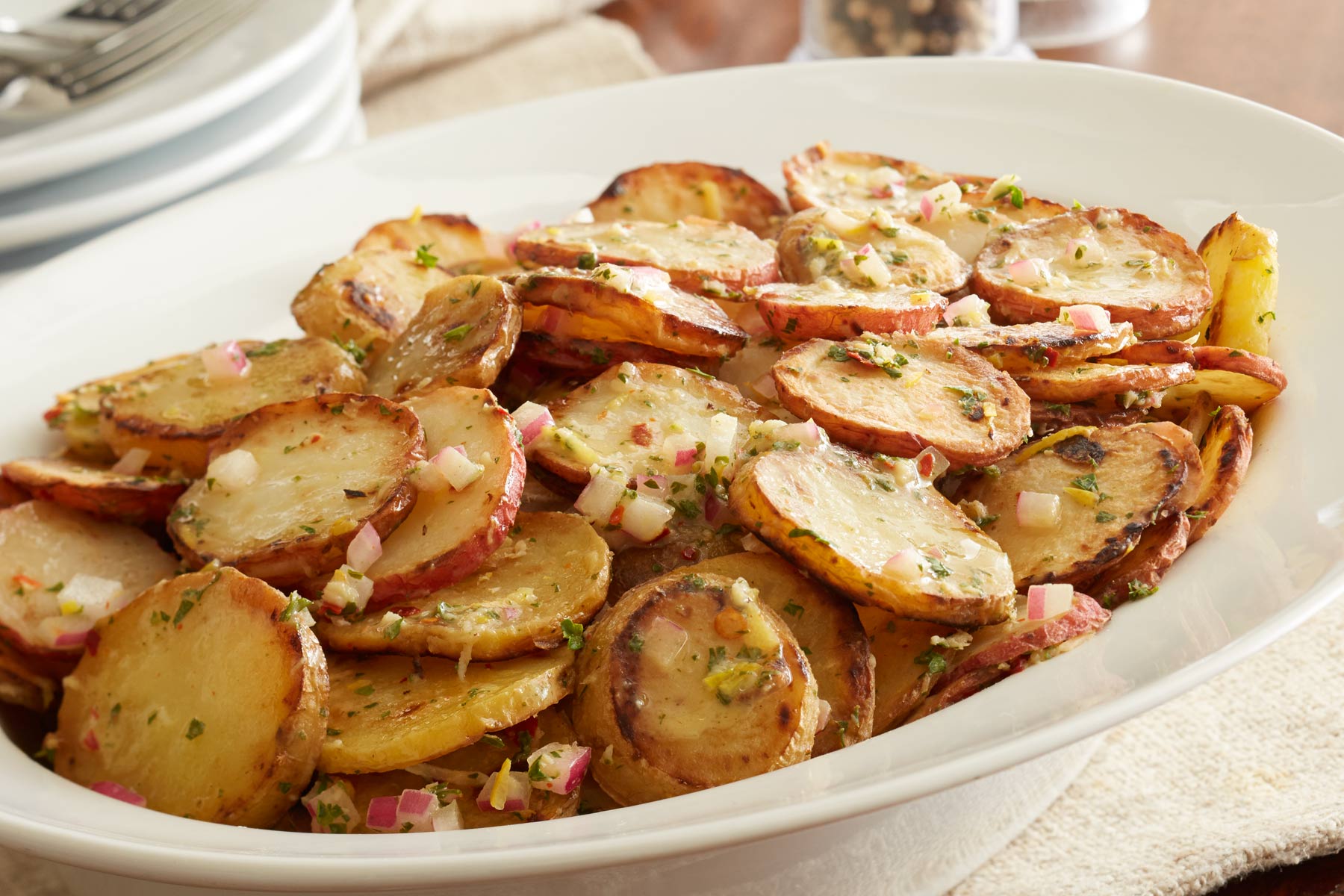 Grilled Horseradish Potato Salad | Savory