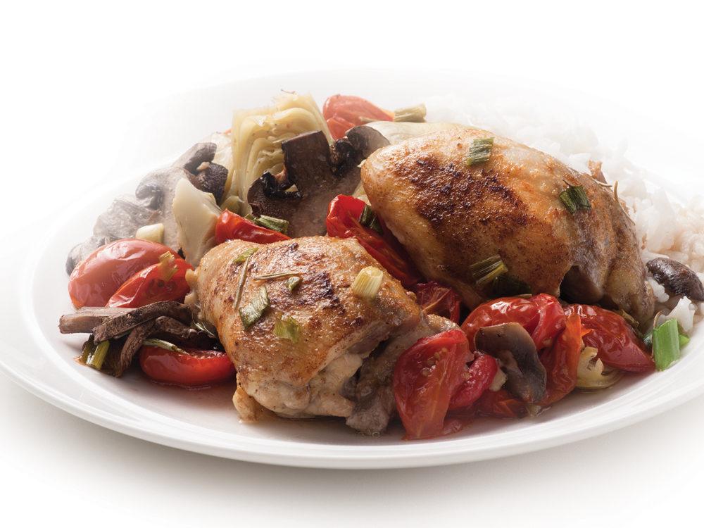 Sherried Chicken Thighs | Savory