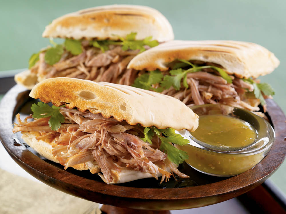 Salsa Verde Pork Sliders | Savory