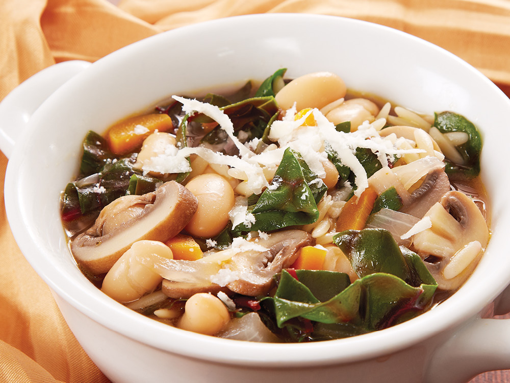Earthy Orzo and Swiss Chard Soup | Savory