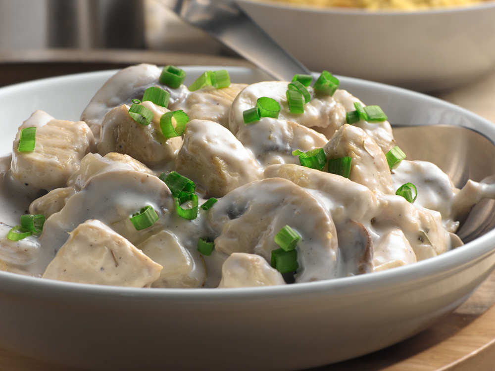Chicken with Creamy Mushroom Sauce | Savory