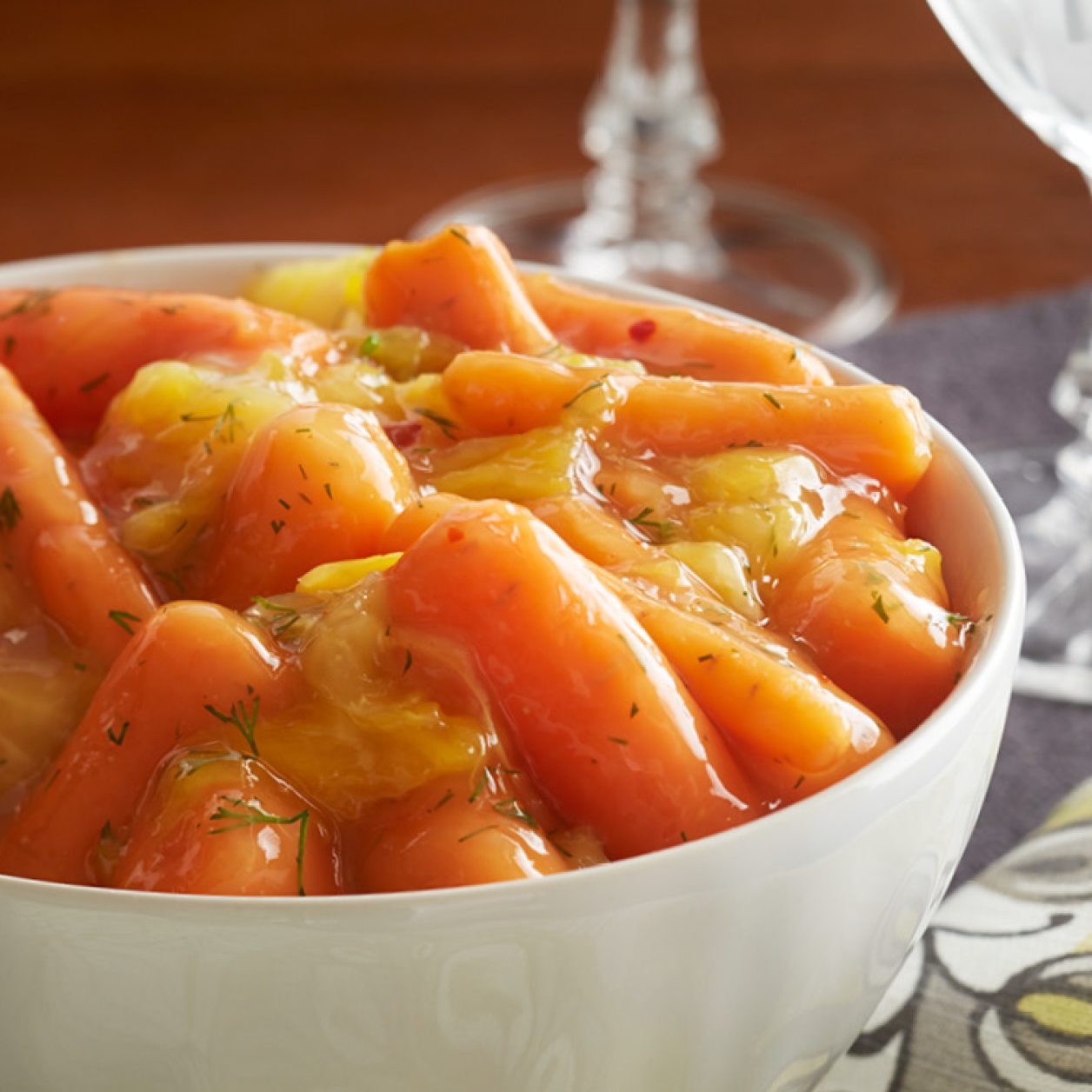 Honey Glazed Carrots with Dill Savory