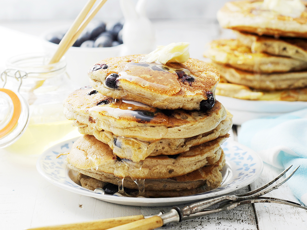 Gluten-Free Blueberry Pancakes | Savory