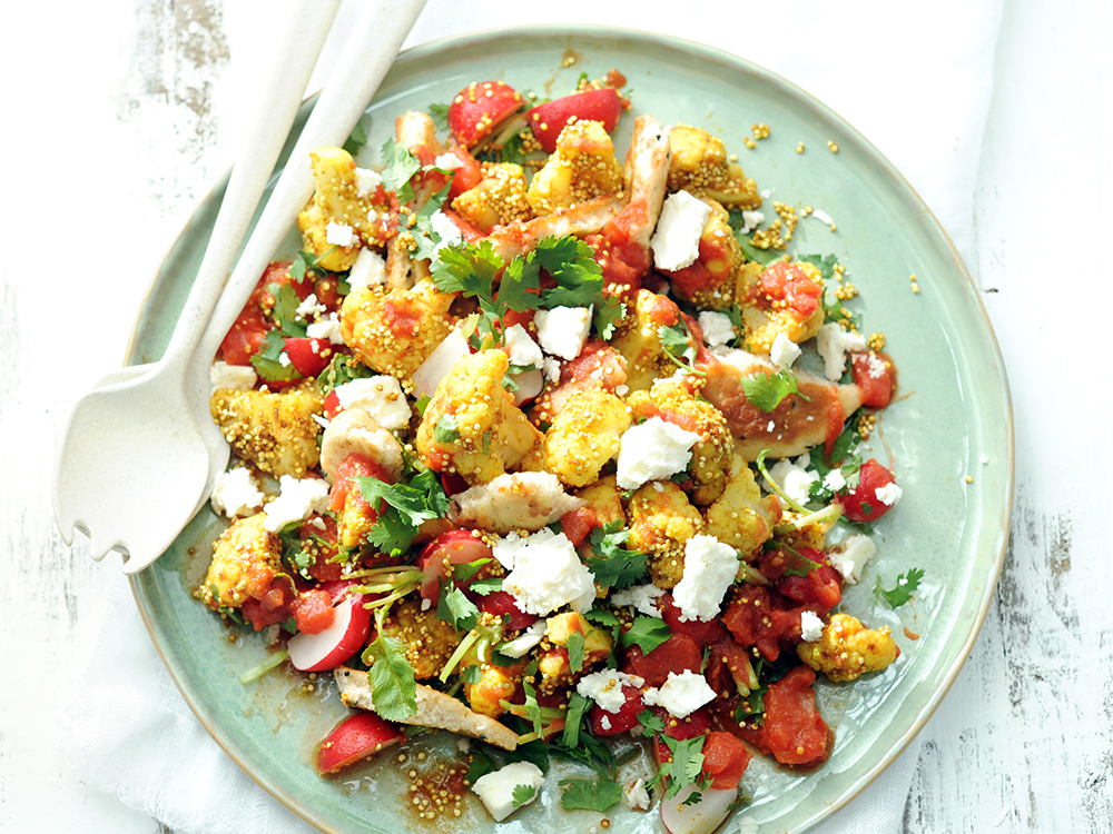 Cauliflower and Quinoa Salad with Feta | Savory