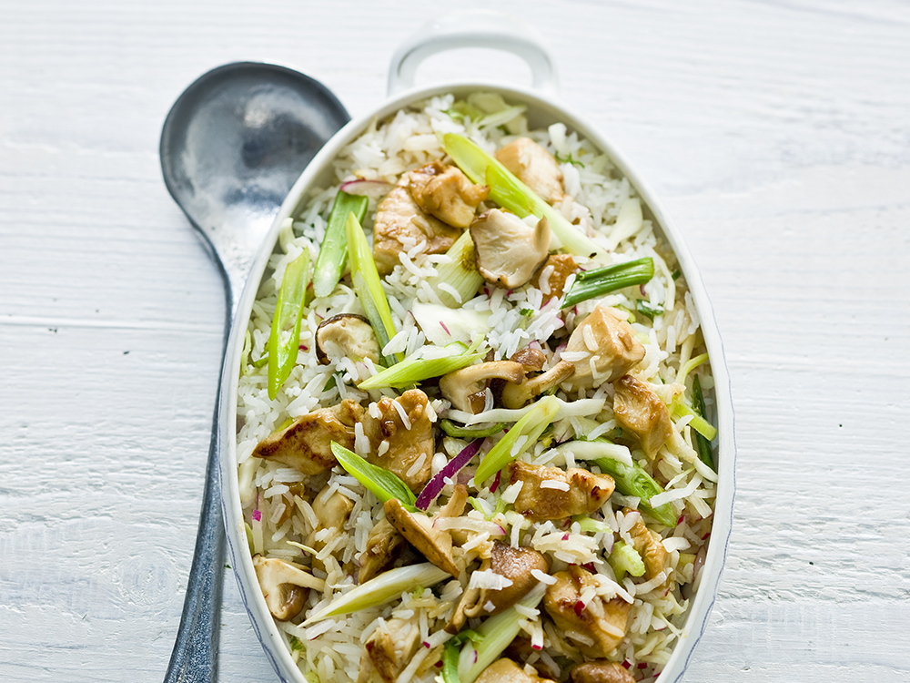 Teriyaki Chicken and Broccoli Fried Rice | Savory