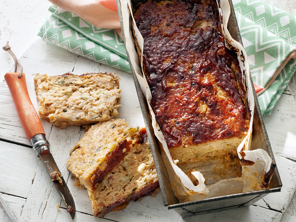 Turkey and Veggie Meatloaf | Savory