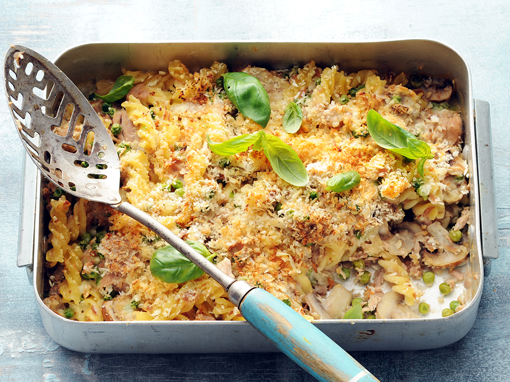 Classic Tuna Fusilli Casserole | Savory