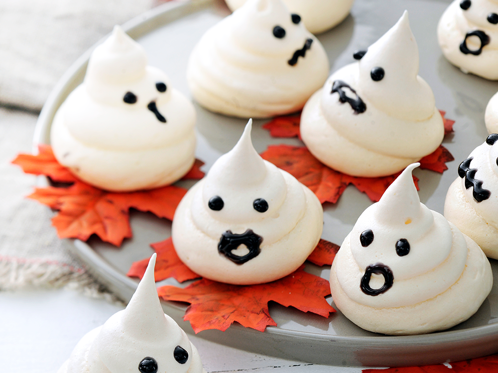 Meringue 'Ghost' Cookies Savory