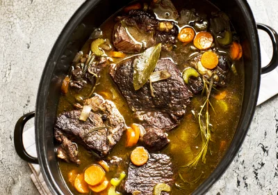 Classic Pot Roast with Red Wine Carrots and Celery