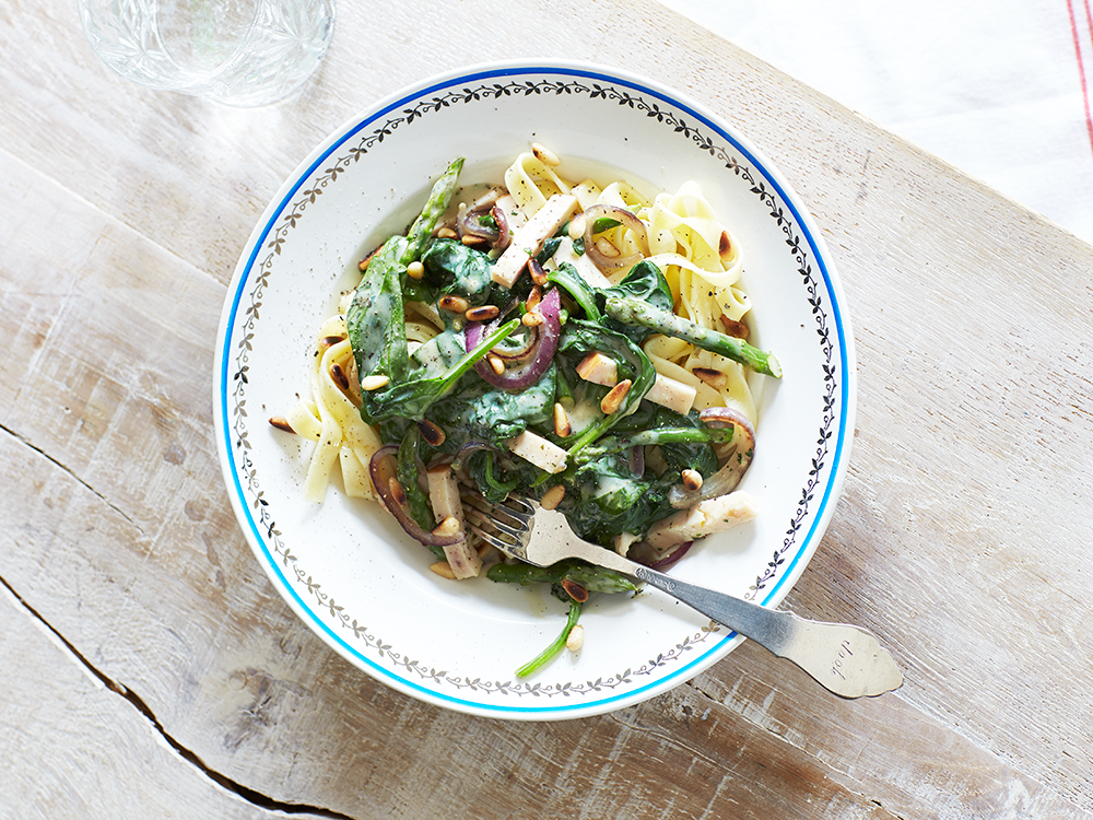 Creamy Tagliatelle with Chicken | Savory