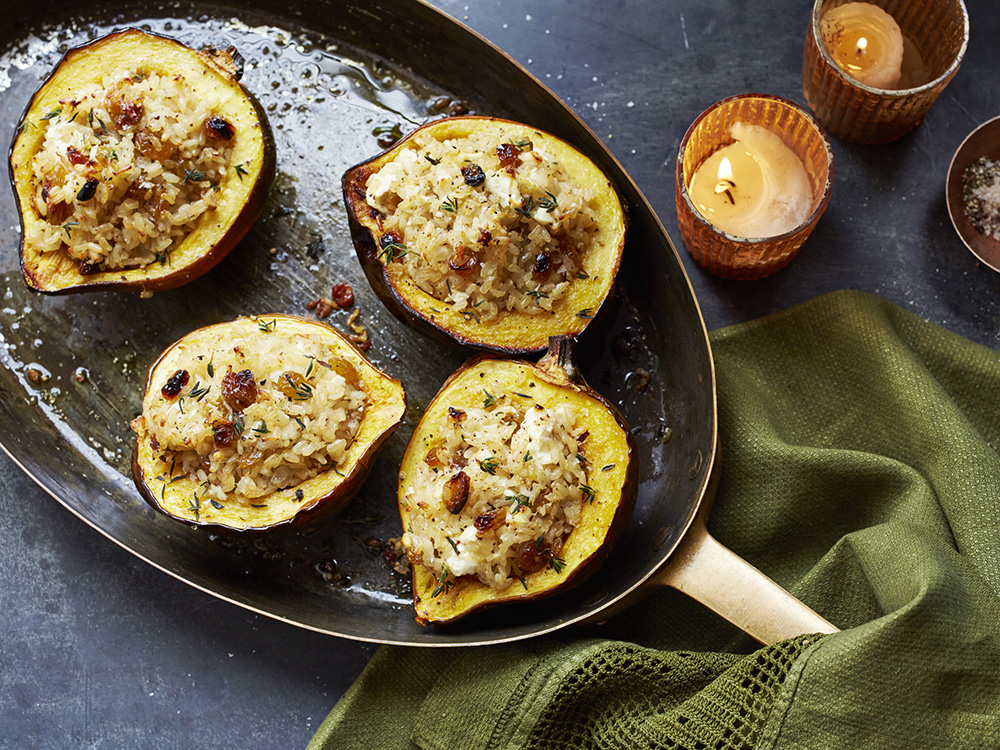 Stuffed Acorn Squash | Savory