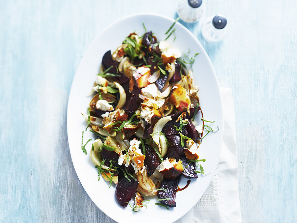 Beets with Feta and Mint | Savory