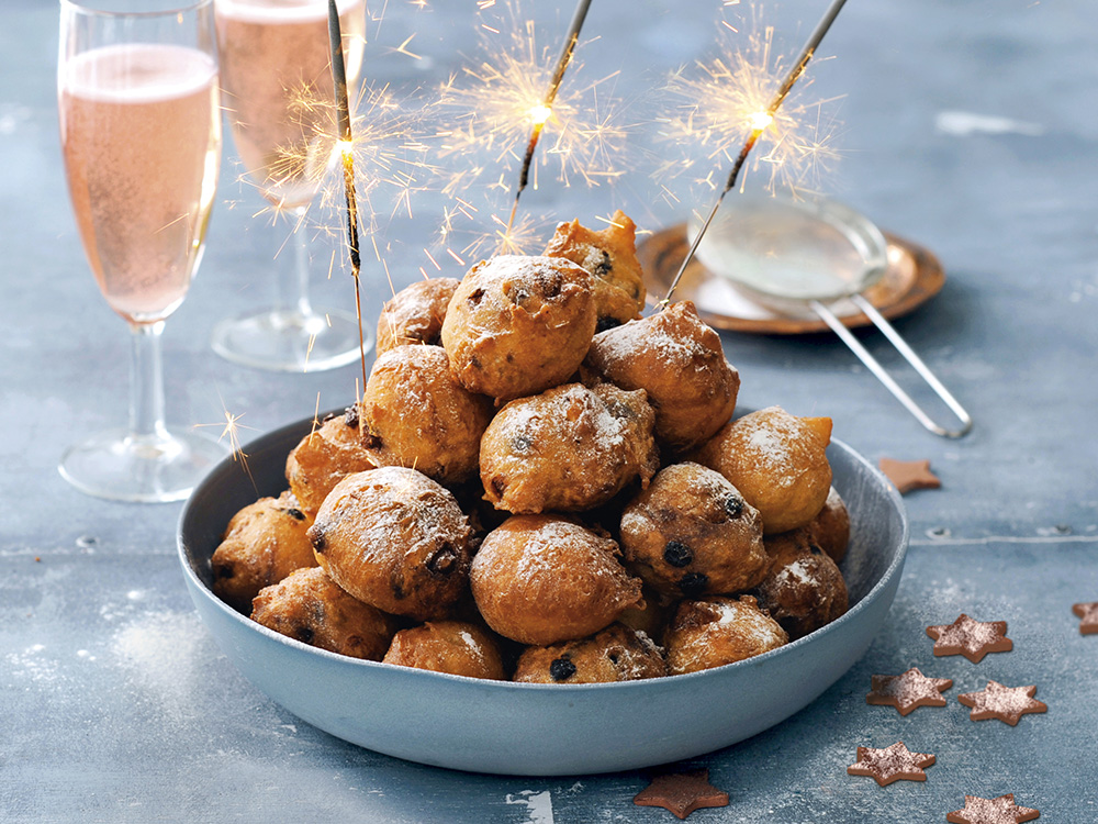 Chanukah Cranberry-Pistachio Doughnut Holes | Savory