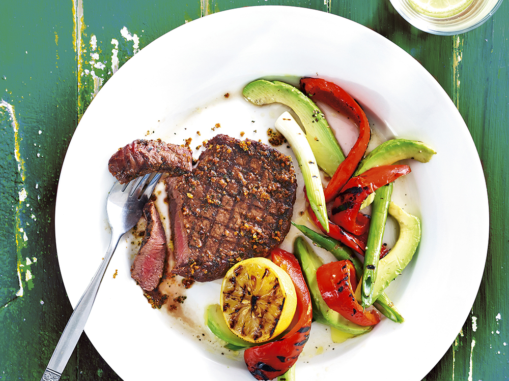 Cajun Steak with Avocado | Savory