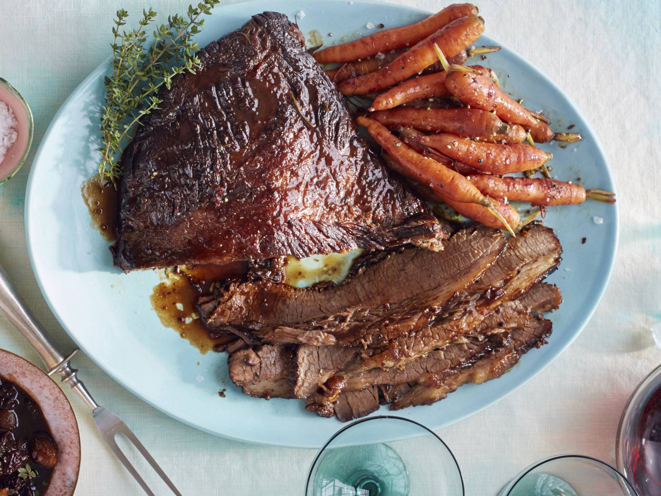 Passover Braised Brisket with Sour Cherry Glaze Savory