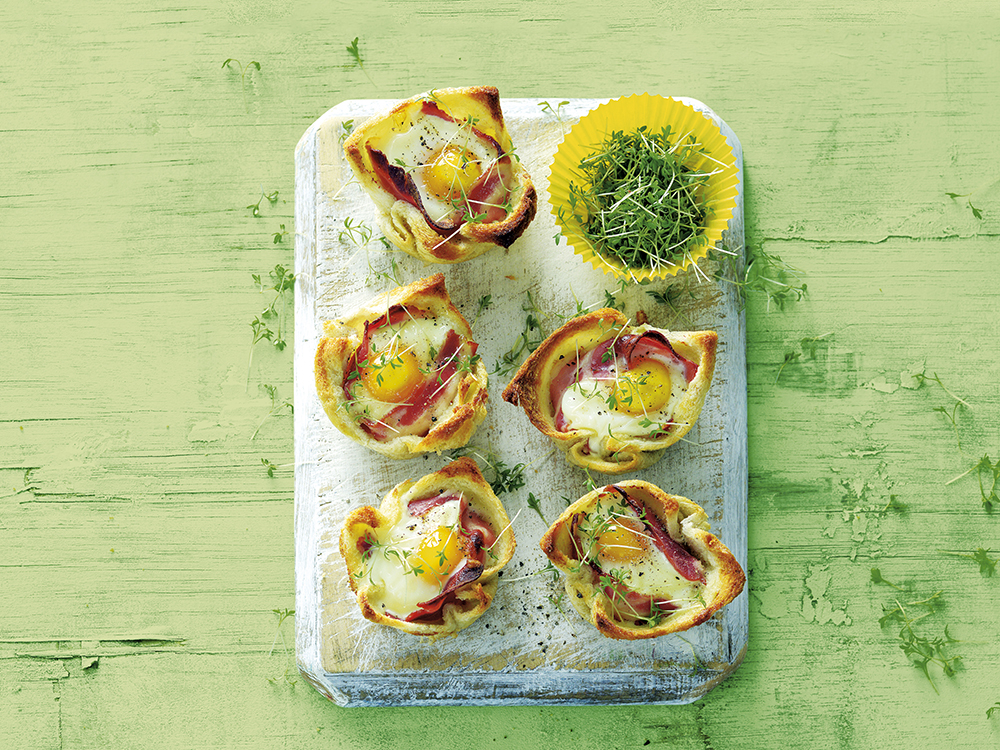 Bacon and Egg Mini Quiches | Savory