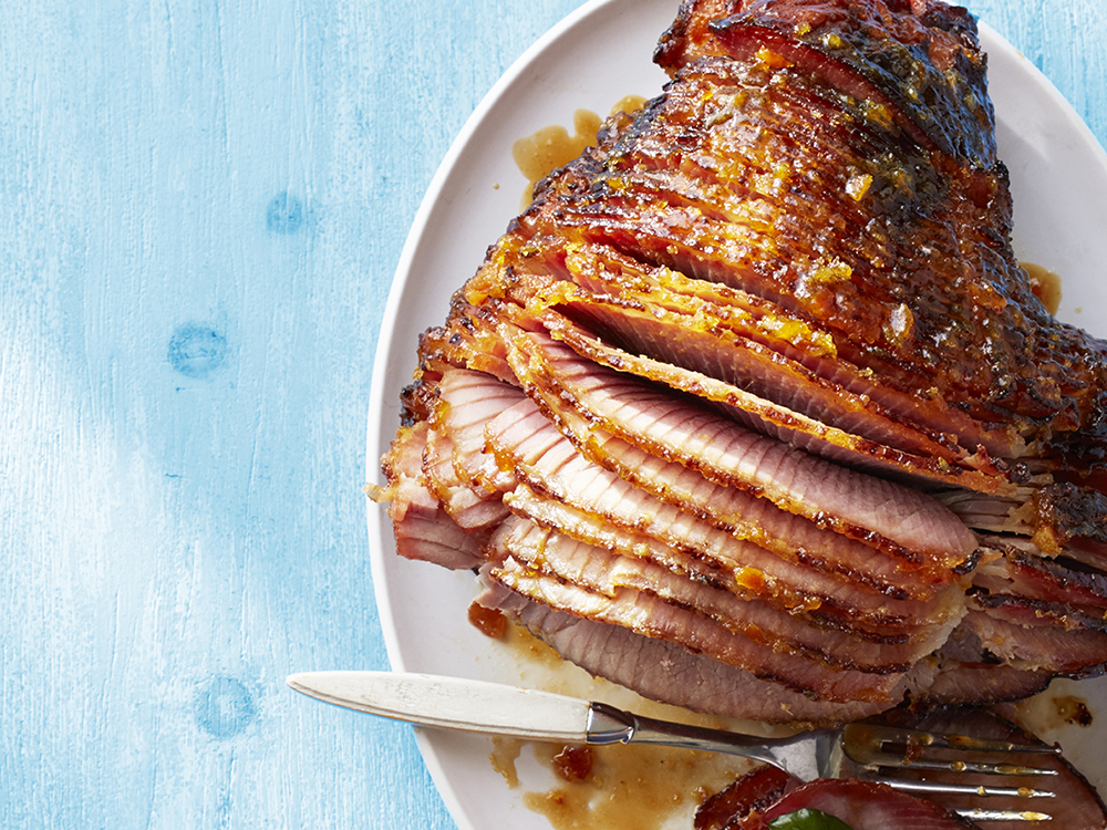 Baked Ham with Orange Glaze | Savory