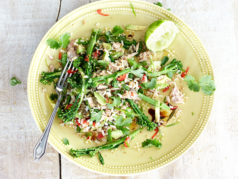 Rice Salad with Tuna and Broccoli | Savory