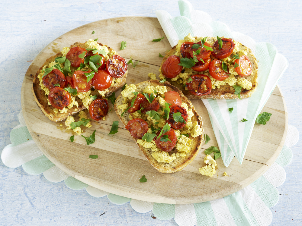 Scrambled Tofu with Tomatoes | Savory