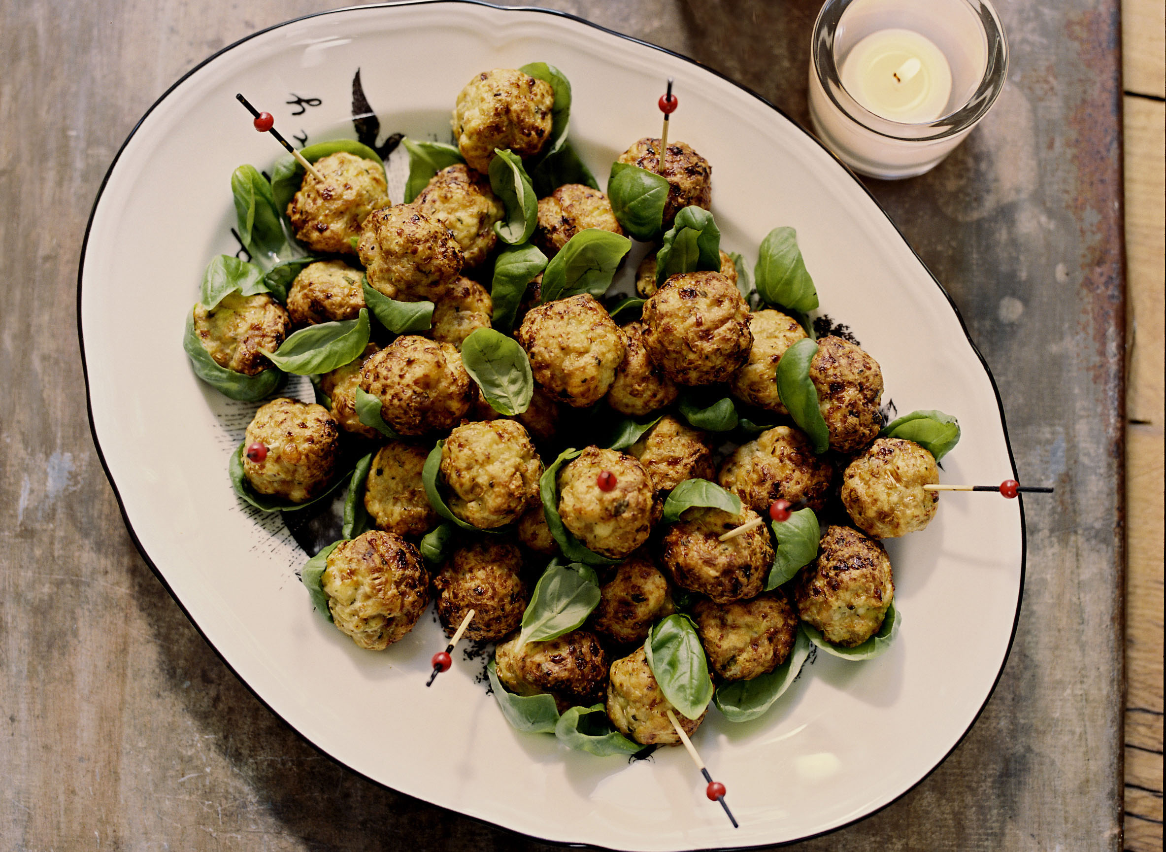 Minced Chicken Parmesan Balls | Savory