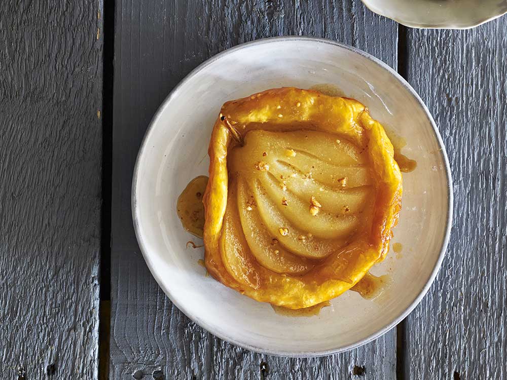 Upside-Down Pear Tarts | Savory
