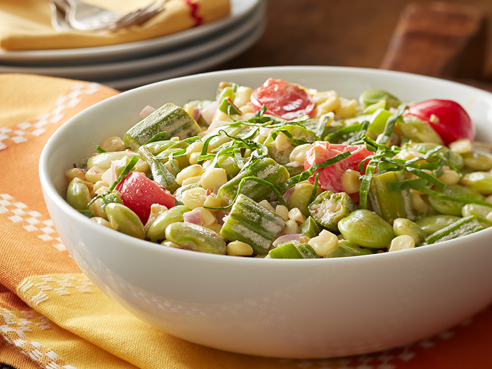 Sweet Corn and Lima Bean Succotash Savory