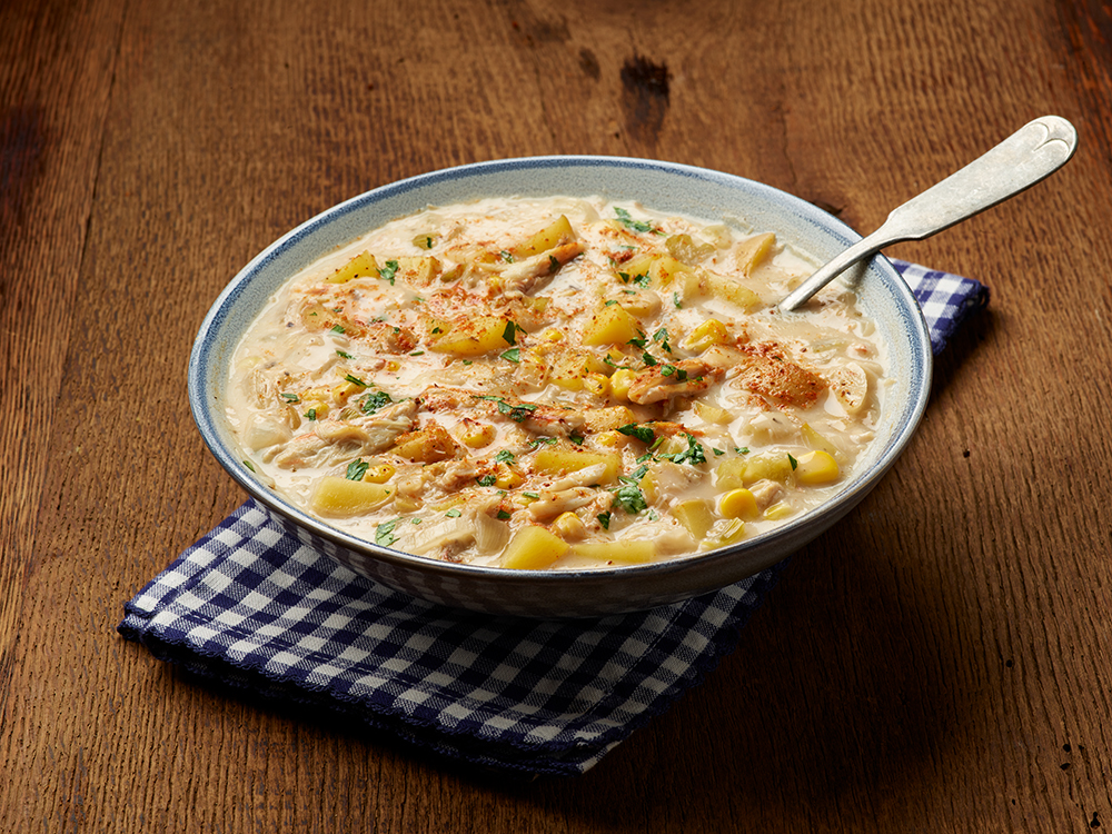 Slow Cooker Crab and Corn Chowder | Savory