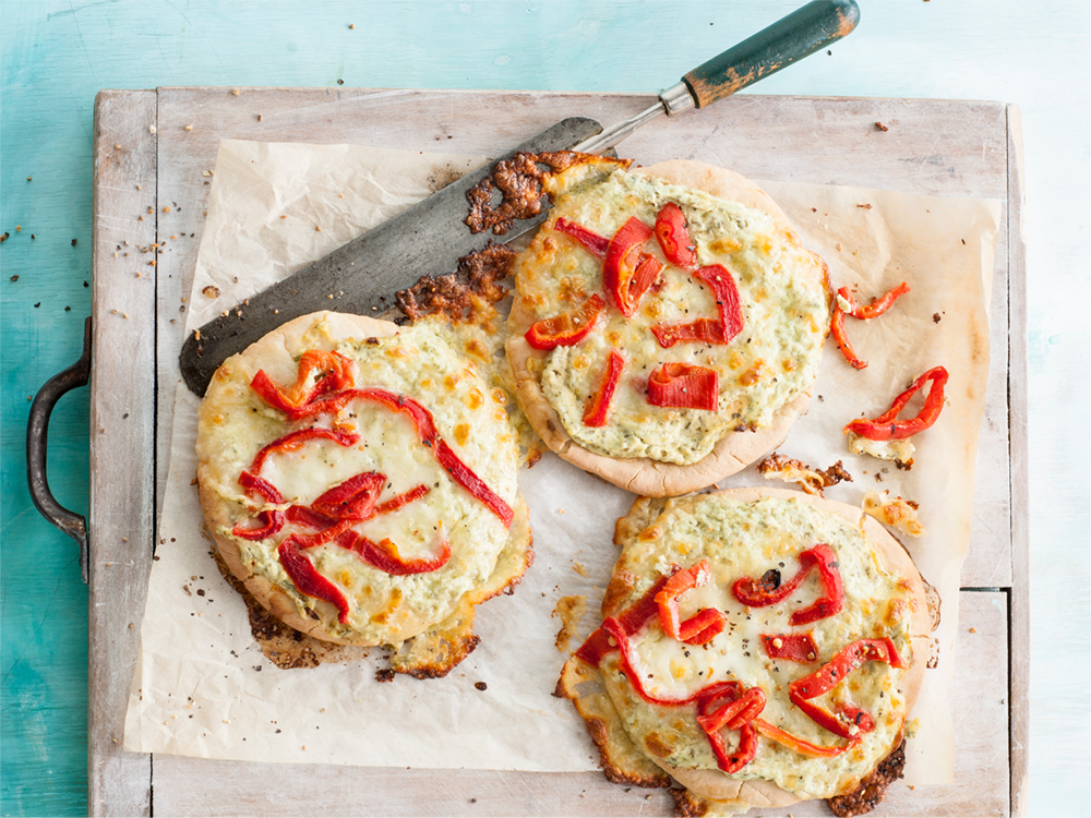 Pesto Pita Pizzas | Savory