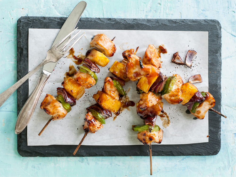 Hawaiian Turkey Shish Kabobs | Savory