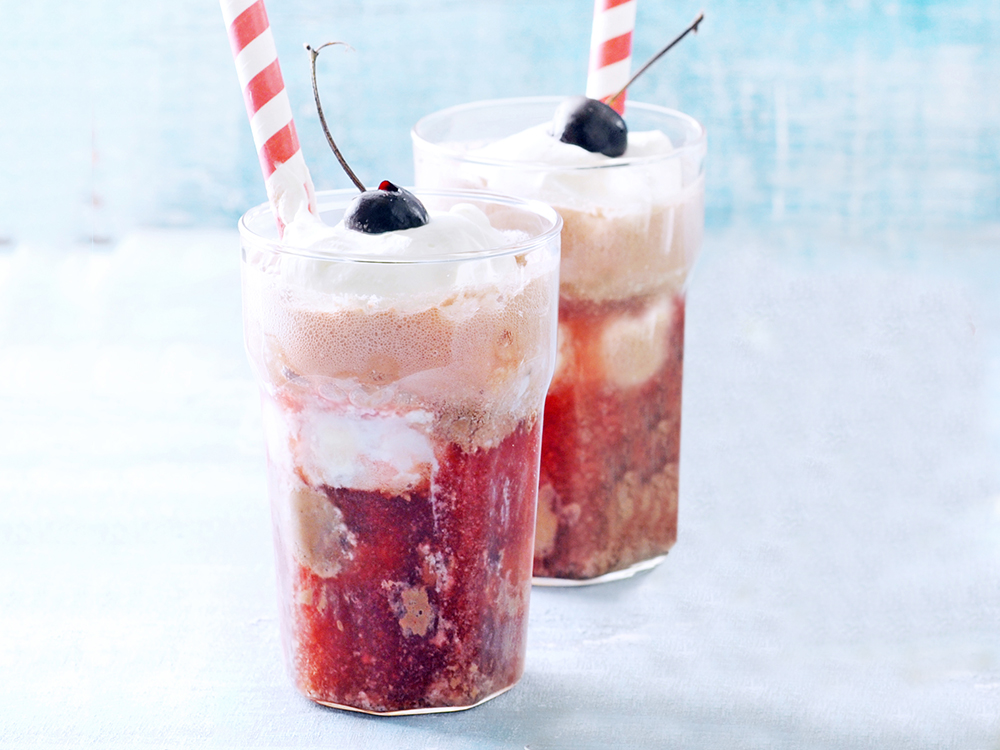 Chocolate-Vanilla Black Cherry Floats | Savory