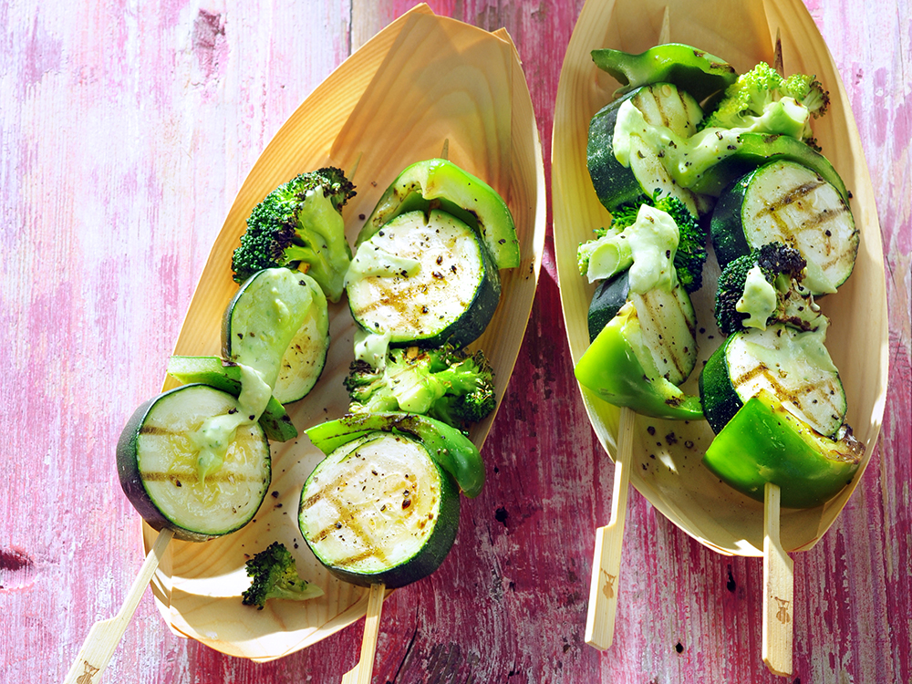 It’s-Easy-Being-Green Kabobs with Green Ranch Dip | Savory