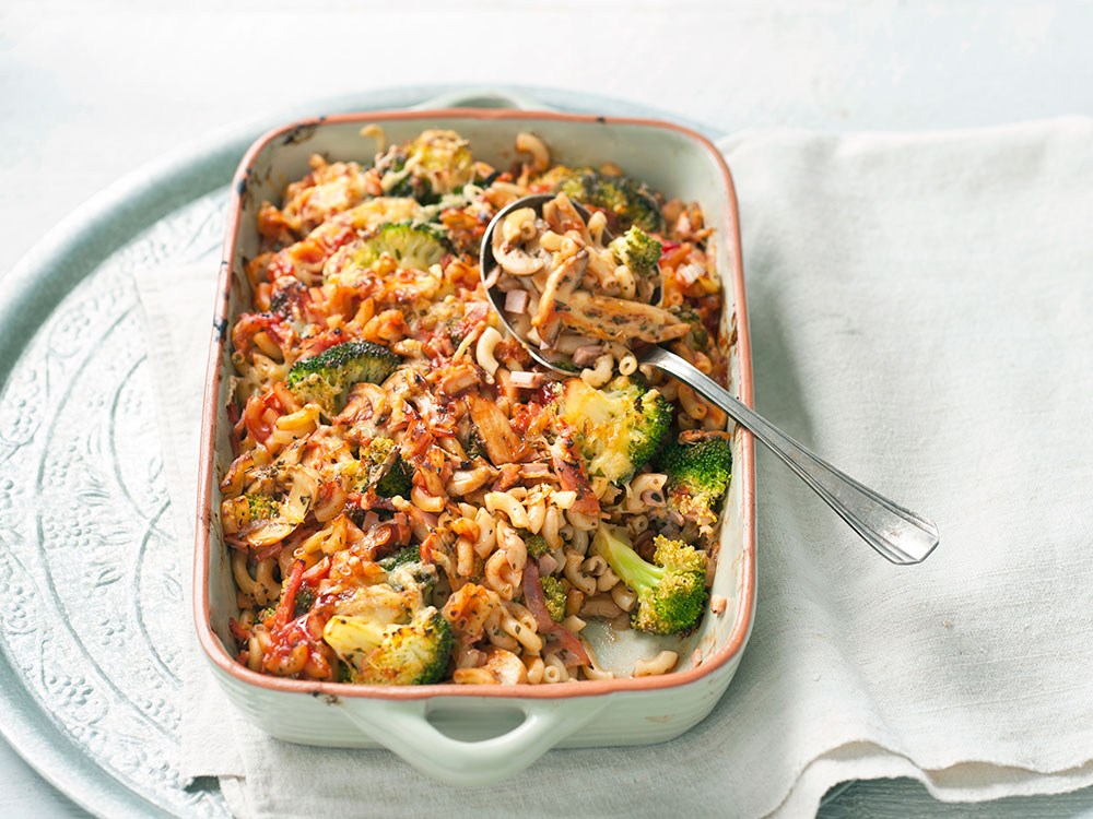 Ham and Broccoli Mac & Cheese Casserole | Savory