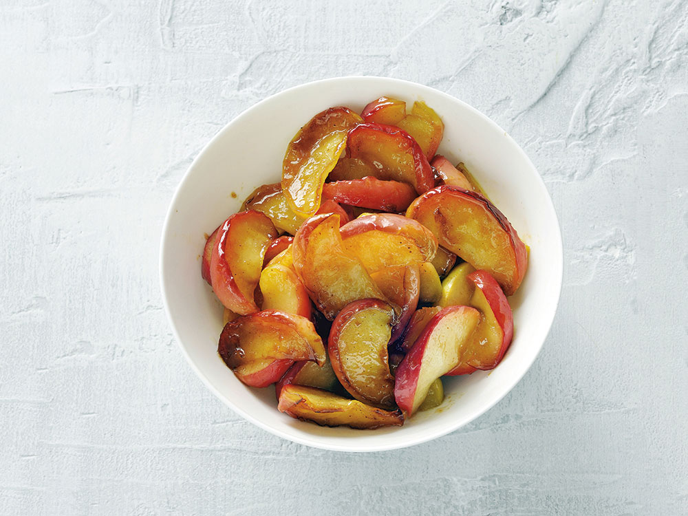 Spiced Baked Apple-Slices | Savory