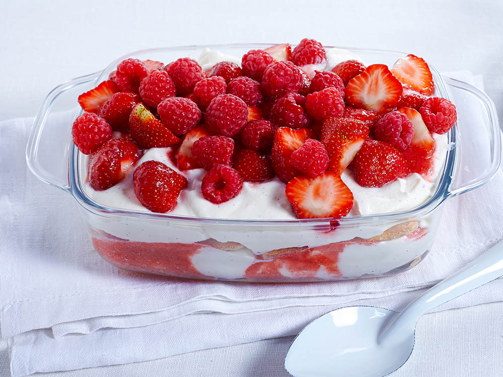 Summer Berry Tiramisu | Savory