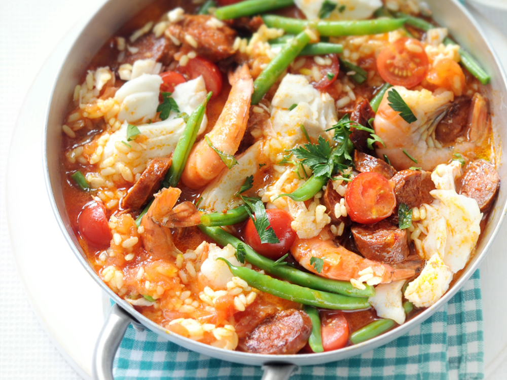 Paella with Codfish | Savory