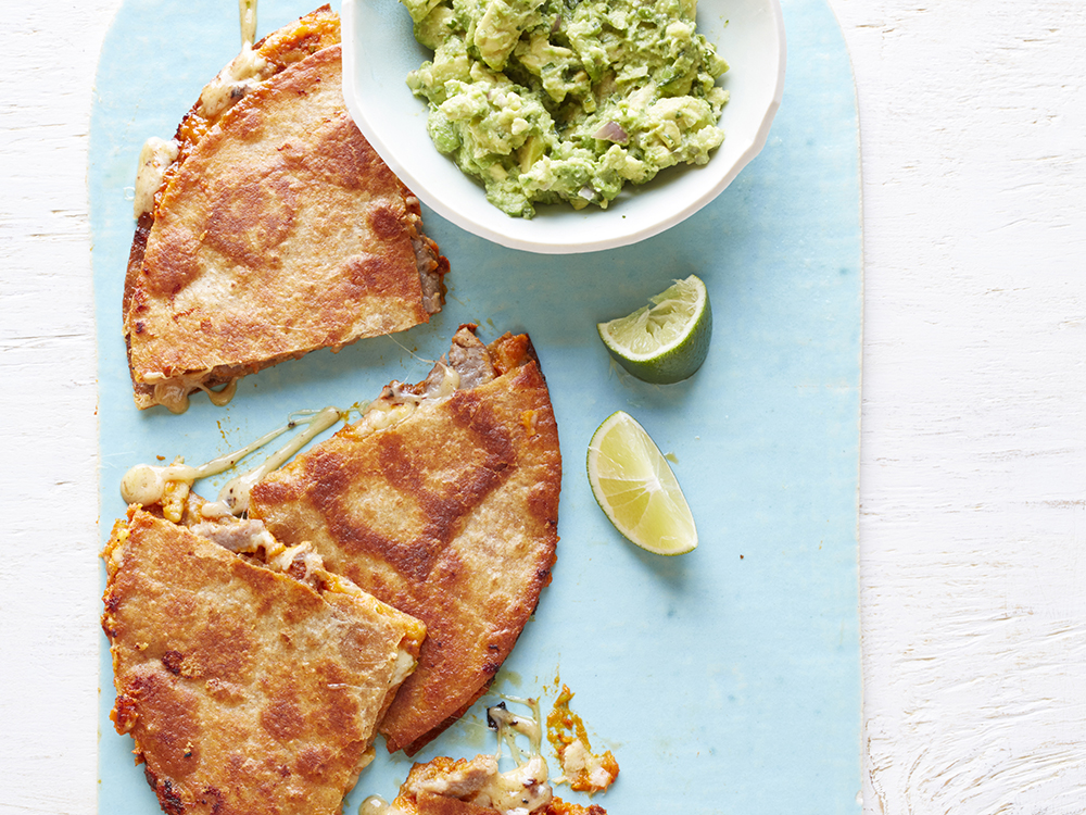 Sweet Potato and Sausage Quesadillas | Savory
