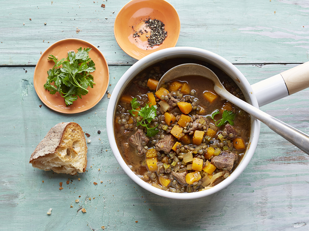 Lentil Soup with Butternut Squash | Savory